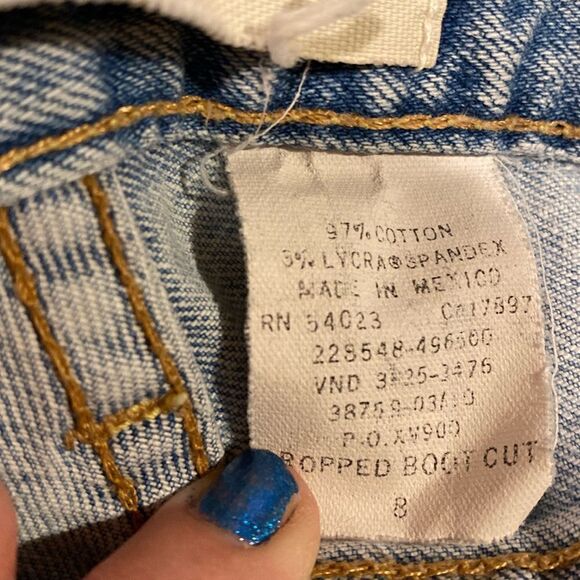 Gap Cropped Stretch Boot Cut Women’s Jeans Size 8 - Picture 4 of 10